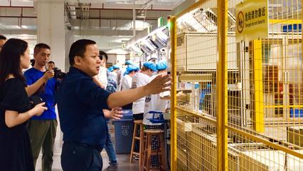 不负期望,智造咖香 京东携知名媒体探访百胜图技术交流